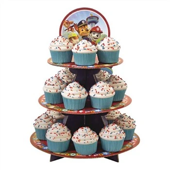 Tempat Cupcake Karton 3 Tingkat